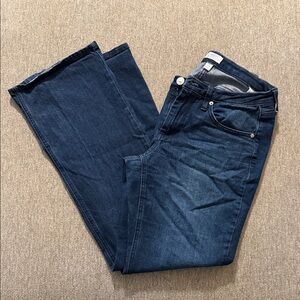 Market & Spruce Dark Blue Bootcut Leg Jeans